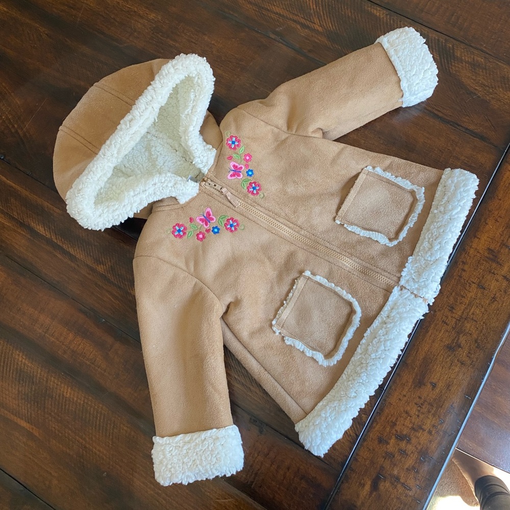 Little Me hooded jacket toddler
